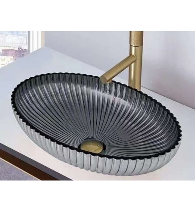 Chậu rửa mặt bằng thủy tinh CleanMax CPL-105