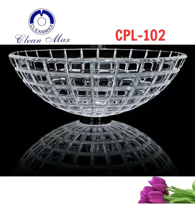 Chậu rửa mặt bằng thủy tinh CleanMax CPL-102