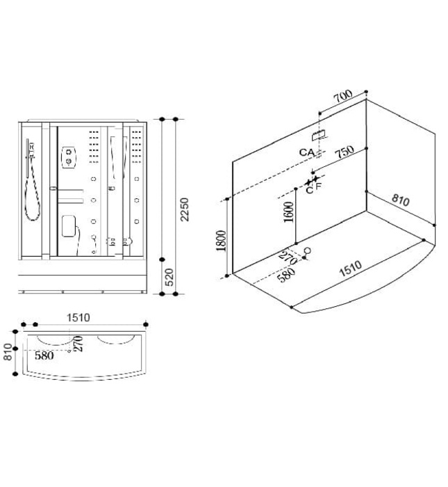 Phòng Xông Hơi Uớt Govern JS-0158 