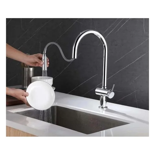 Vòi chậu rửa bát dây rút CleanMax A3006 