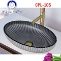 Chậu rửa mặt bằng thủy tinh CleanMax CPL-105