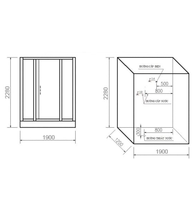 Phòng Xông Hơi Đa Chức Năng Govern JS-8088