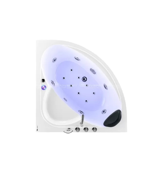 Bồn tắm massage đặt góc 1.3m Govern JS-8096