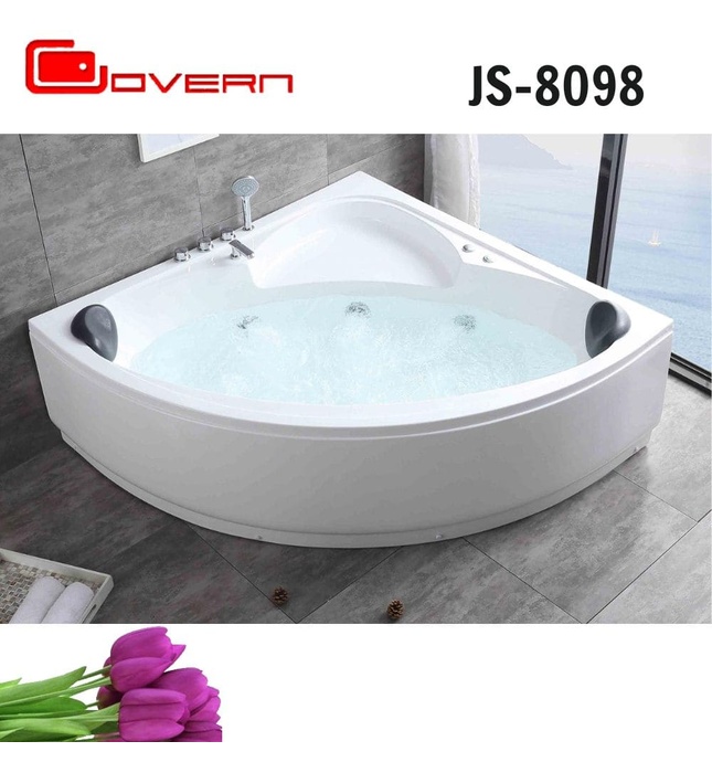 Bồn tắm massage đặt góc Govern 1.3m JS-8098