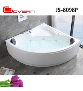 Bồn tắm massage đặt góc 1.3m Govern JS-8098P