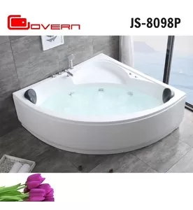 Bồn tắm massage đặt góc 1.3m Govern JS-8098P