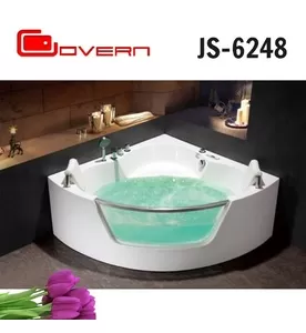 Bồn tắm đặt góc massage 1.4m Govern JS-6248