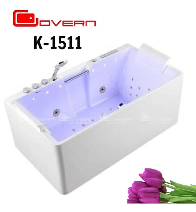 Bồn tắm massage sục khí gia nhiệt 1.5m Govern K-1511