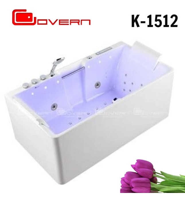 Bồn tắm massage sục khí gia nhiệt 1.7m Govern K-1512