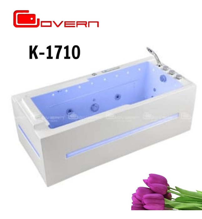 Bồn tắm massage sục khí gia nhiệt 1.7m Govern K-1710