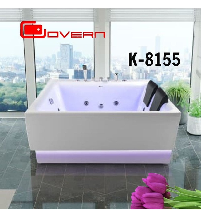 Bồn tắm hình vuông massage 1.5m Govern K-8155