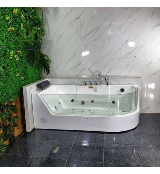 Bồn tắm áp tường massage 1.7m Govern K-8165