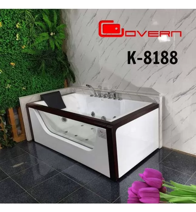 Bồn tắm áp tường massage 1.75m Govern K-8188