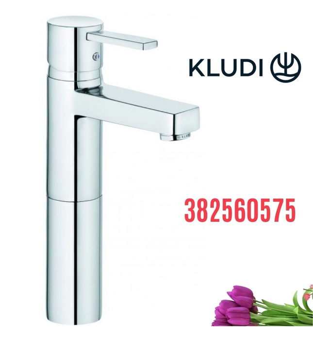 Vòi lavabo nóng lạnh 1 chân cao Kludi 382560575