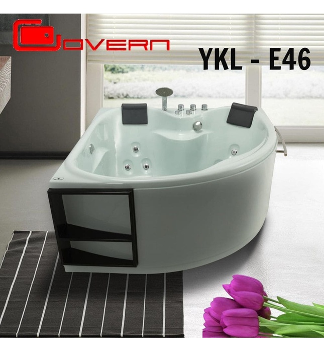 Bồn tắm đặt góc massage 1.4m Govern YKL–E46