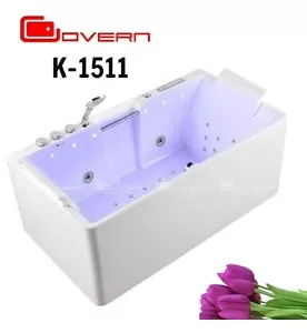 Bồn tắm massage sục khí gia nhiệt 1.5m Govern K-1511