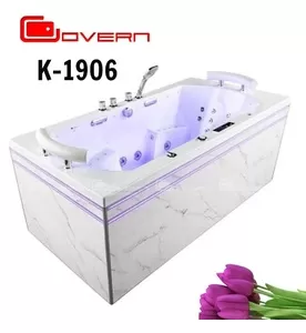 Bồn tắm massage vân đá 1.8m Govern K-1906