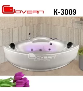 Bồn tắm đặt góc massage 1.3m Govern K-3009