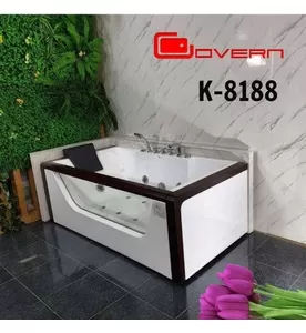 Bồn tắm áp tường massage 1.75m Govern K-8188