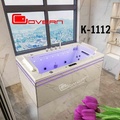 Bồn tắm vân đá massage sục khí gia nhiệt 1.7m Govern K-1112
