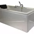 Bồn tắm áp tường massage 1.7m Govern K-3008P