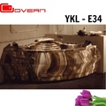 Bồn tắm đặt góc massage màu 1.45m Govern YKL-E34