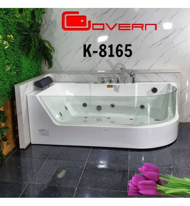 Bồn tắm áp tường massage 1.7m Govern K-8165