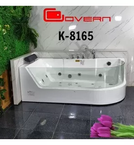 Bồn tắm áp tường massage 1.7m Govern K-8165