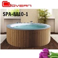Bồn tắm massage yếm gỗ tròn Govern SPA-8810-1 (1650x1650x650mm )