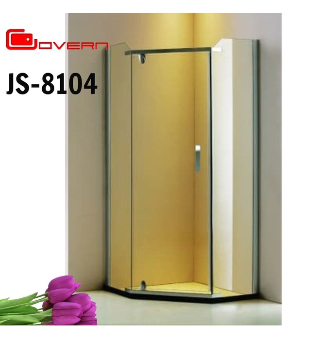 Cabin tắm kính đứng viền chân đế cửa mở Govern JS-8104 