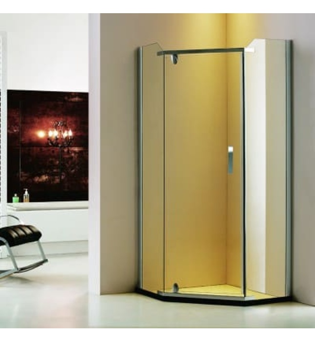 Cabin tắm kính đứng viền chân đế cửa mở Govern JS-8104 