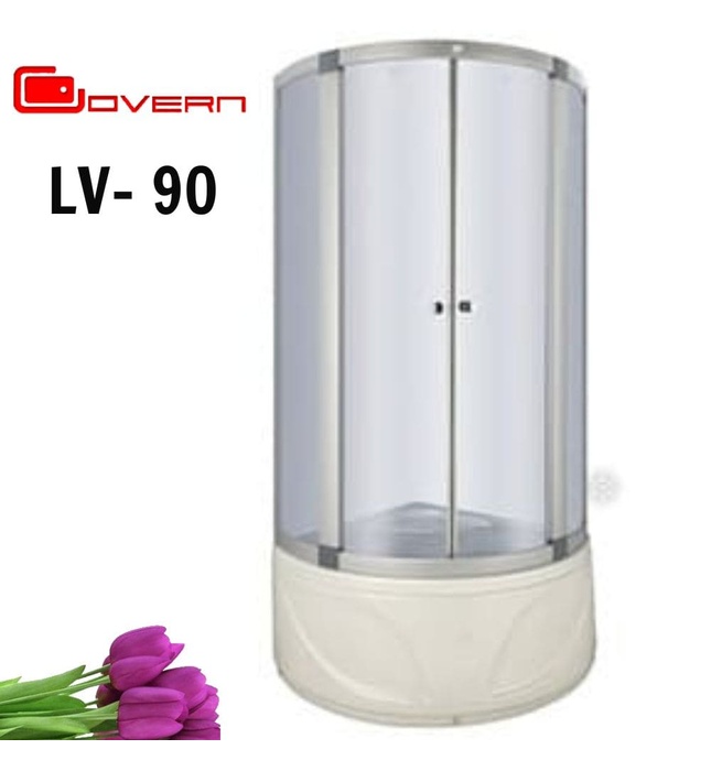 Cabin tắm kính đứng đế cao Govern LV- 90