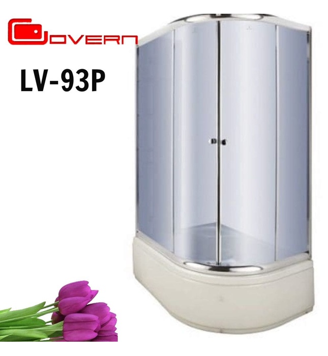Cabin tắm kính đứng đế lửng ngọc trai Govern LV-93P