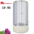 Cabin tắm kính đứng đế cao Govern LV- 90