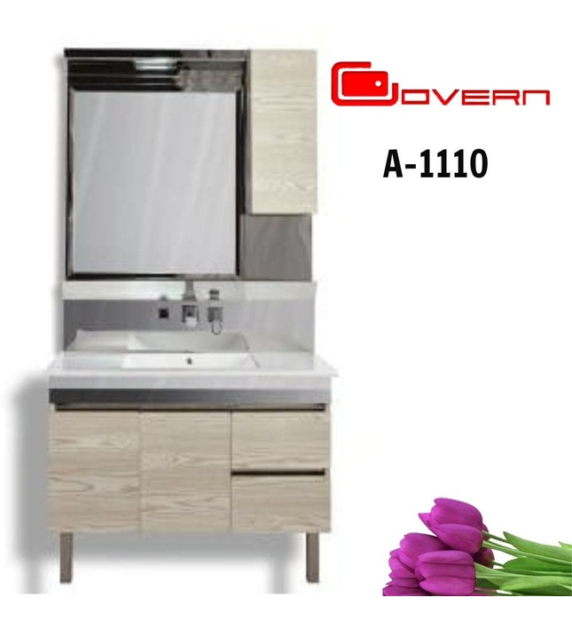 Tủ inox chậu sứ Govern A-1110