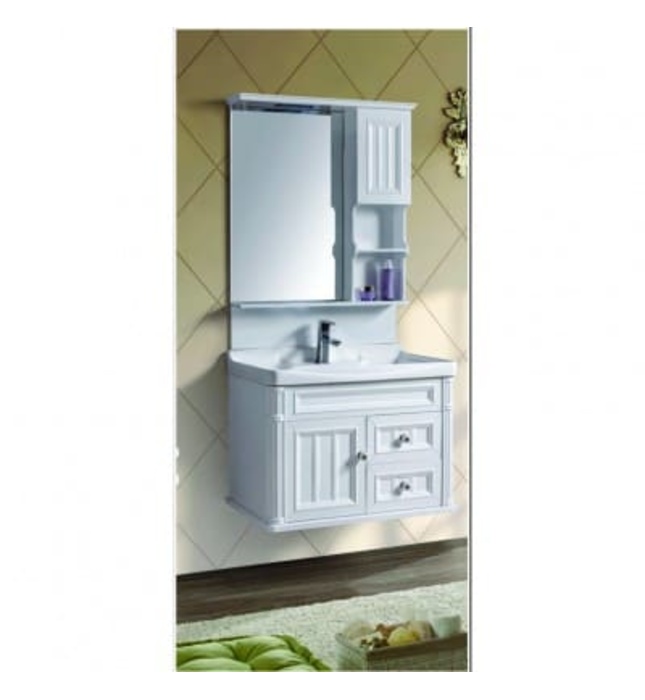 Tủ lavabo PVC chậu sứ Govern P-2048