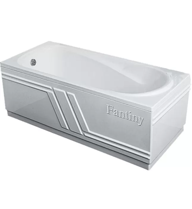 Bồn tắm yếm trái chân inox 1.7m Fantiny MLB-170N(L)