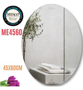 Gương Mifaco ME4560 Elip Trơn 45x60cm