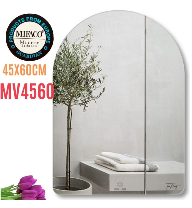 Gương Mifaco MV4560 Vòm Trơn 45x60cm