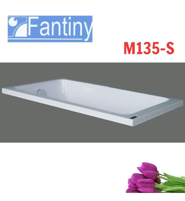 Bồn tắm xây không chân đế Fantiny M135-S (1350 x 750 x 450 mm)