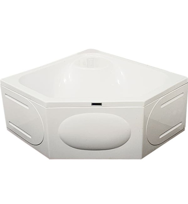 Bồn tắm góc có yếm chân inox 0.95m Fantiny MB-95H