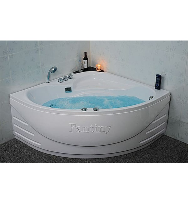 Bồn tắm góc massage có yếm 1.25m Fantiny MBM 125T
