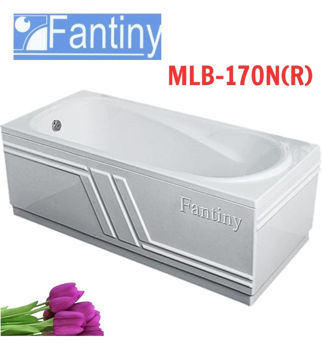 Bồn tắm yếm phải chân inox 1.7m Fantiny MLB-170N(R)