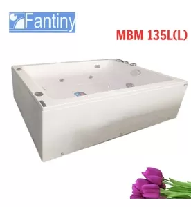 Bồn tắm massage yếm trái 1.35m Fantiny MBM 135L(L)