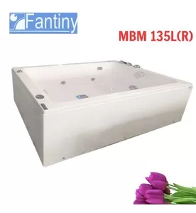 Bồn tắm massage yếm phải 1.35m Fantiny MBM 135L(R)