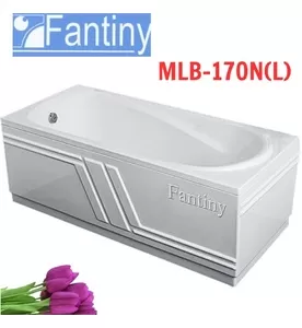 Bồn tắm yếm trái chân inox 1.7m Fantiny MLB-170N(L)