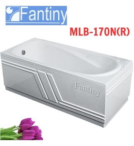 Bồn tắm yếm phải chân inox Fantiny MLB-170N(R) (1700 x 800 x 600mm)  