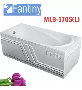 Bồn tắm yếm trái chân inox 1.7m Fantiny MLB-170S(L)