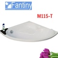 Bồn tắm góc xây Fantiny M115-T (1100 x 1100 x 450mm) 