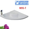 Bồn tắm góc xây Fantiny M95-T (950 x 950 x 350mm) 